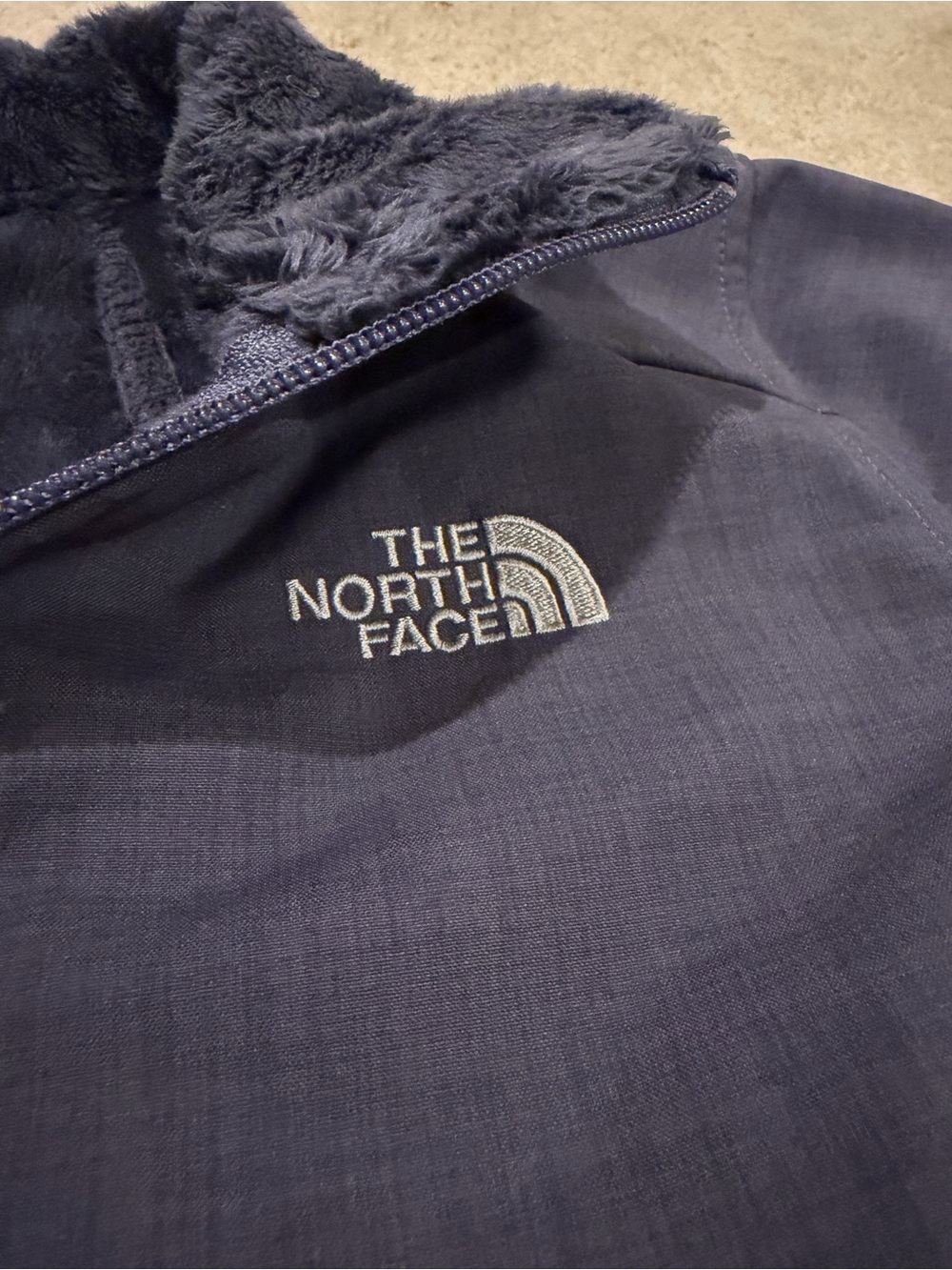 North Face Women’s Purple Fleece Lined Softshell Jacket Small Winter Ski - Picture 7 of 14